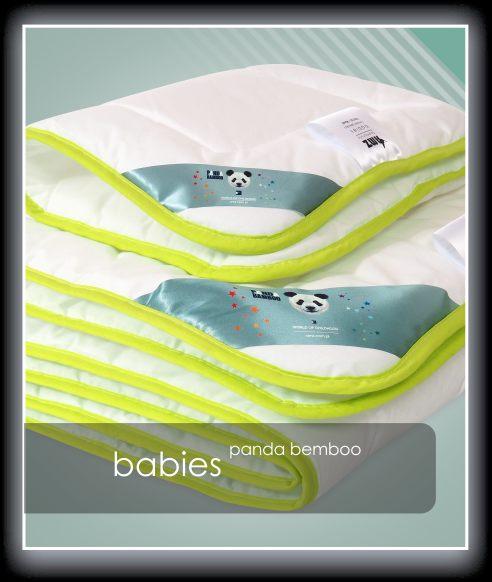 BABIES antyalergiczny komplet dziecięcy PANDA BAMBOO (kołderka i poduszka) - obrazek 7
