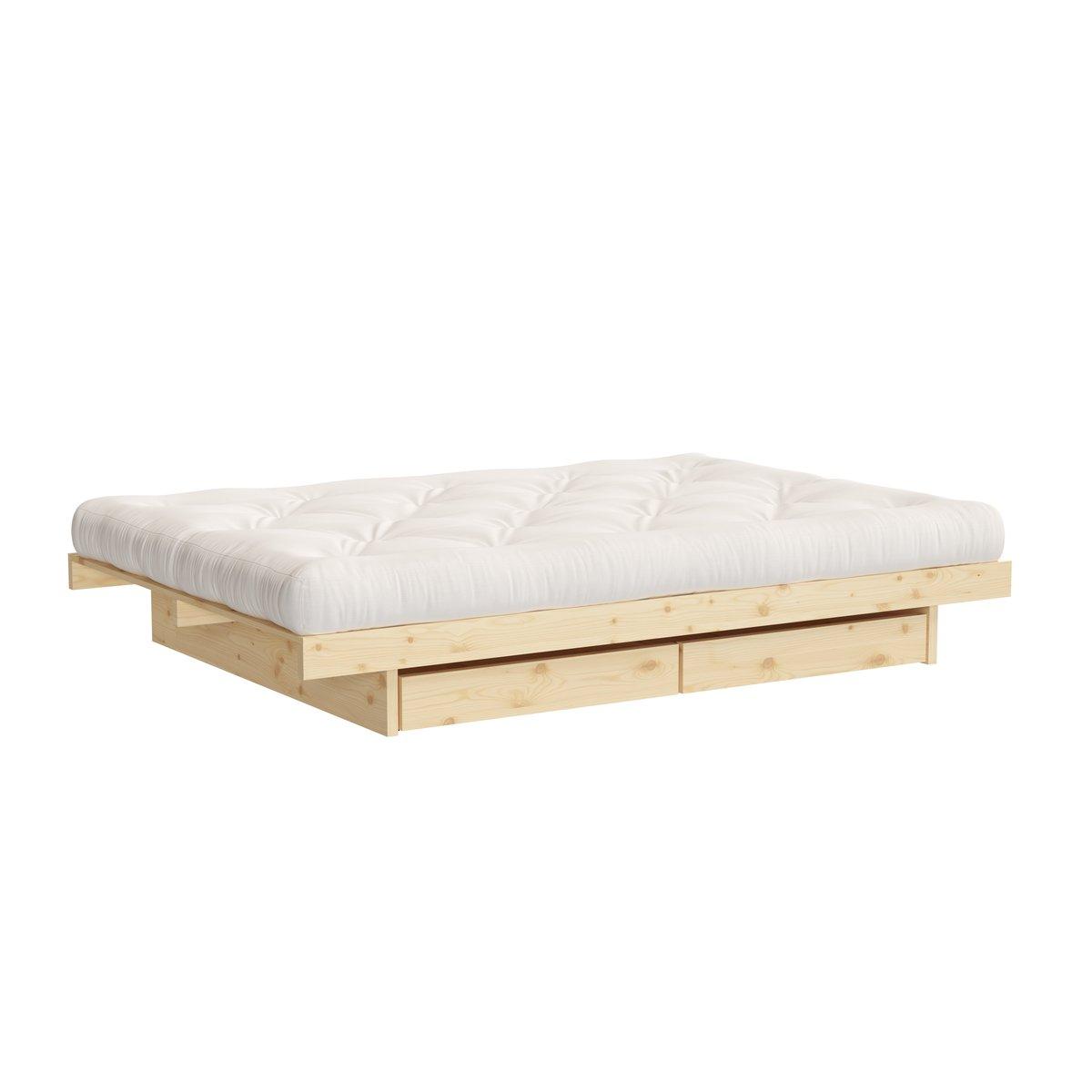 Łóżko KANSO BED RAW z dwoma szufladami - obrazek 13