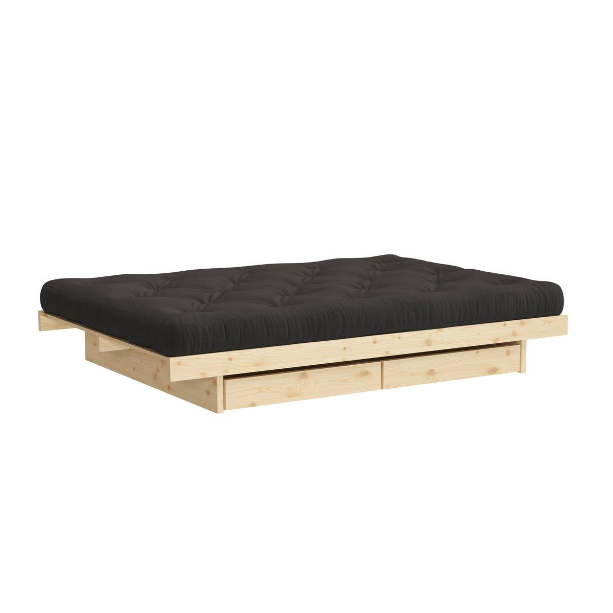 Łóżko KANSO BED RAW z dwoma szufladami - obrazek 14