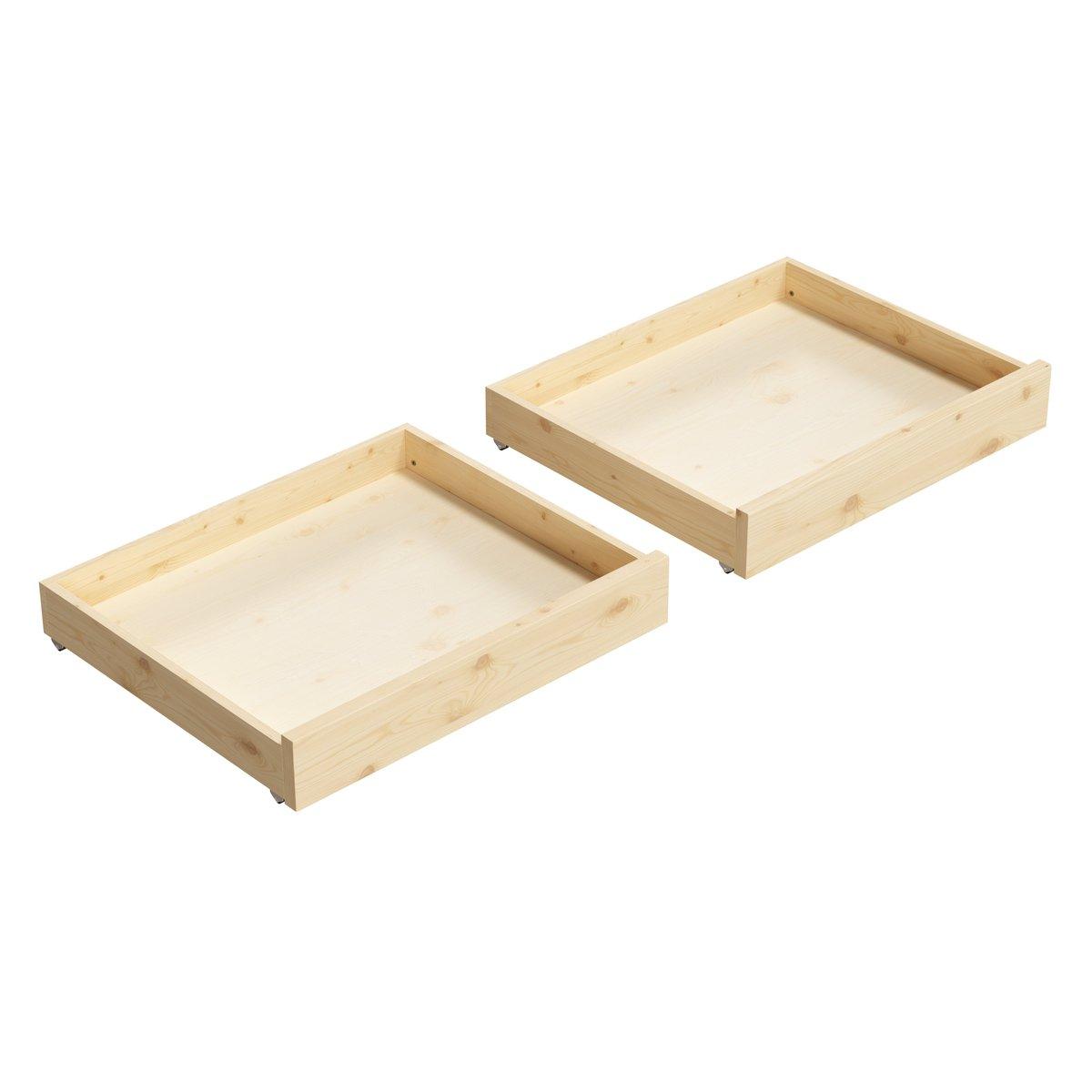 Łóżko KANSO BED RAW z dwoma szufladami - obrazek 15