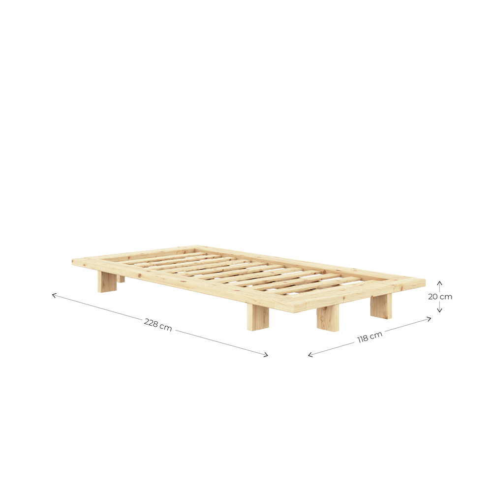 Łóżko JAPAN OAK z drewna dębowego - obrazek 11