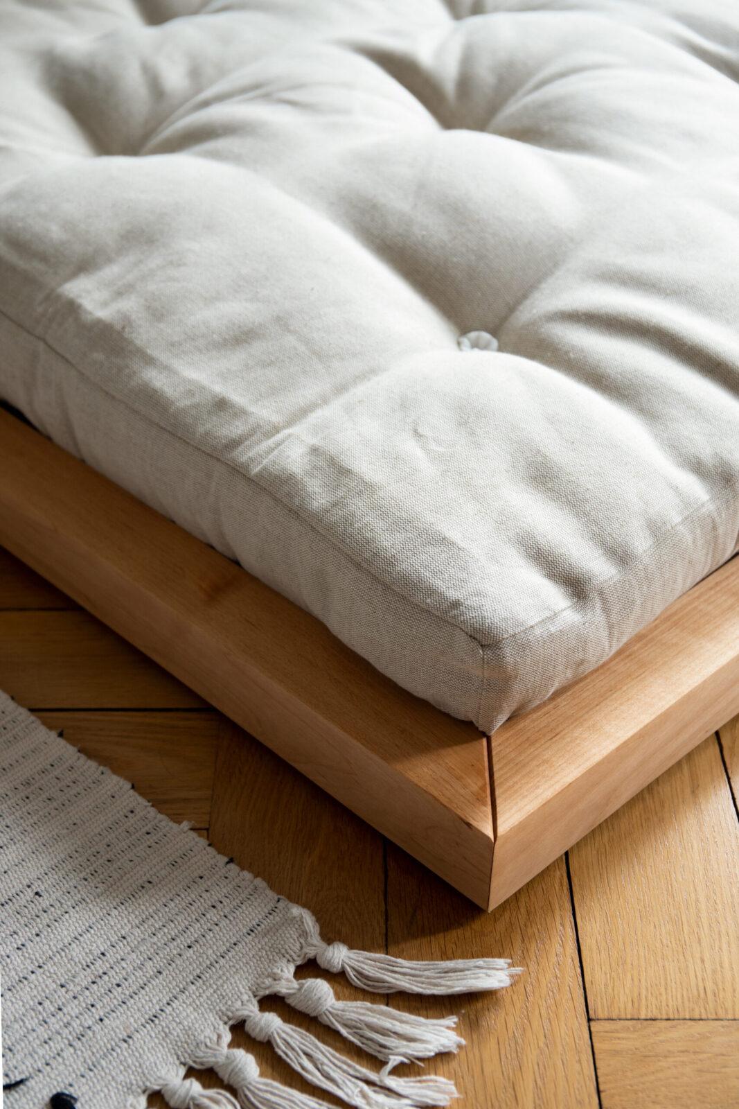Futon BAWEŁNA + LATEKS dla dzieci - sprężysty - obrazek 2